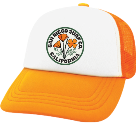 Flower Style Kids Trucker