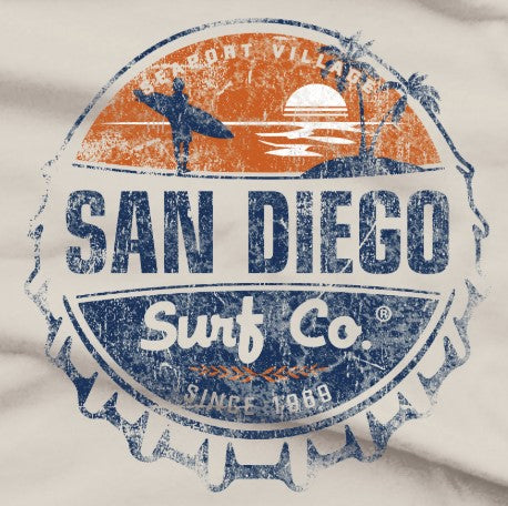 Bee Cee San Diego Surf Co. Tee