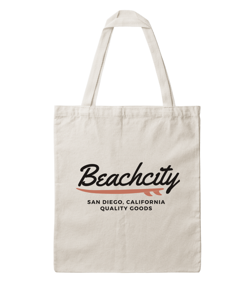 Board Rider Beachcity San Diego Tote Bag