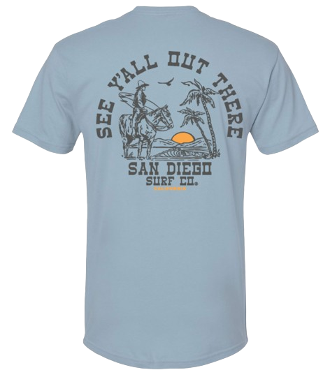 Y'all San Diego Surf Co. T-shirt