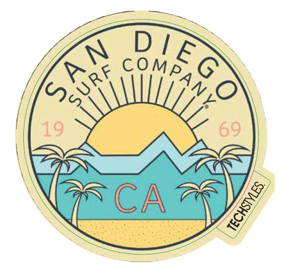 Border Town Sticker