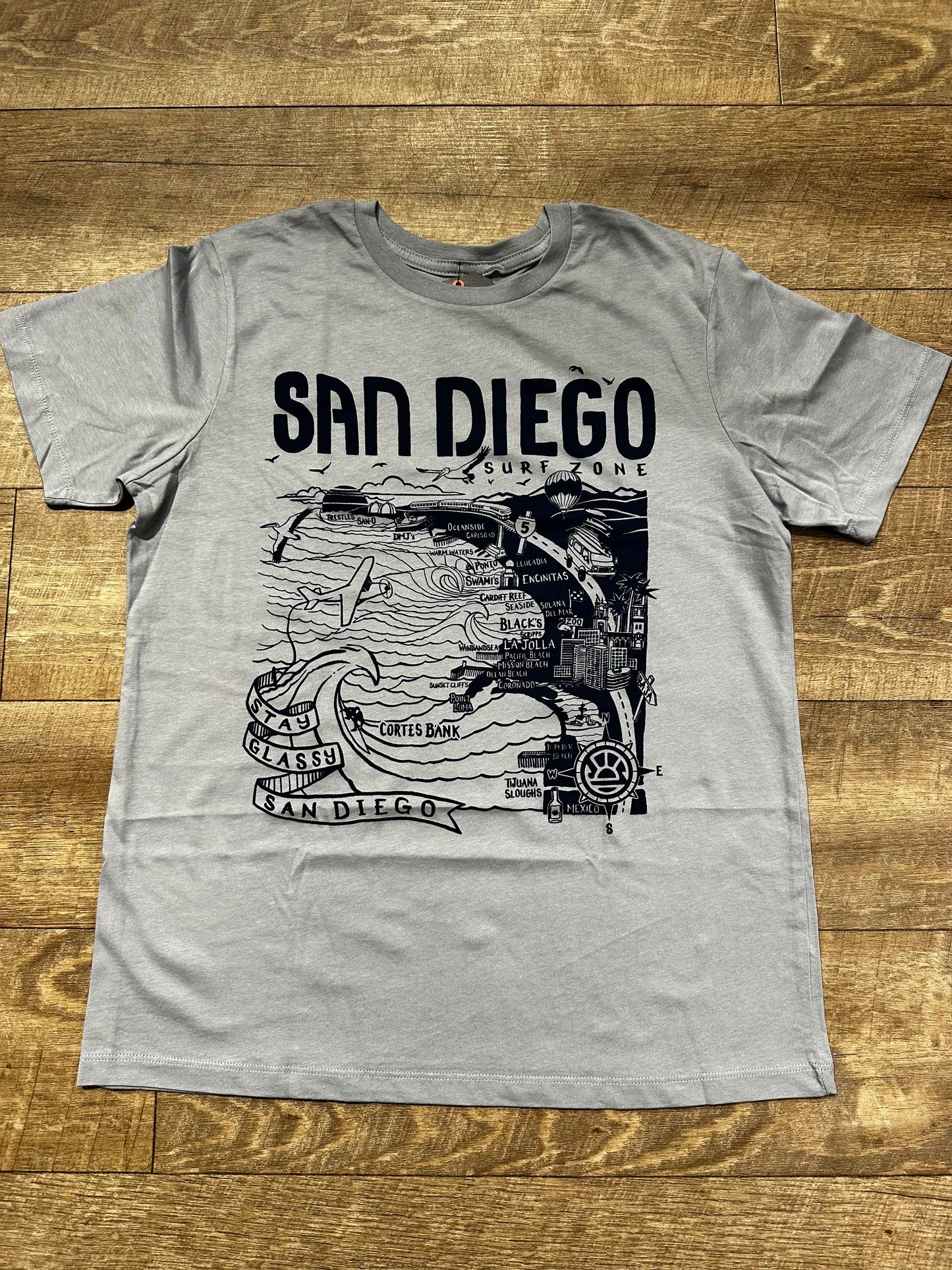 San Diego Map Women's Tee