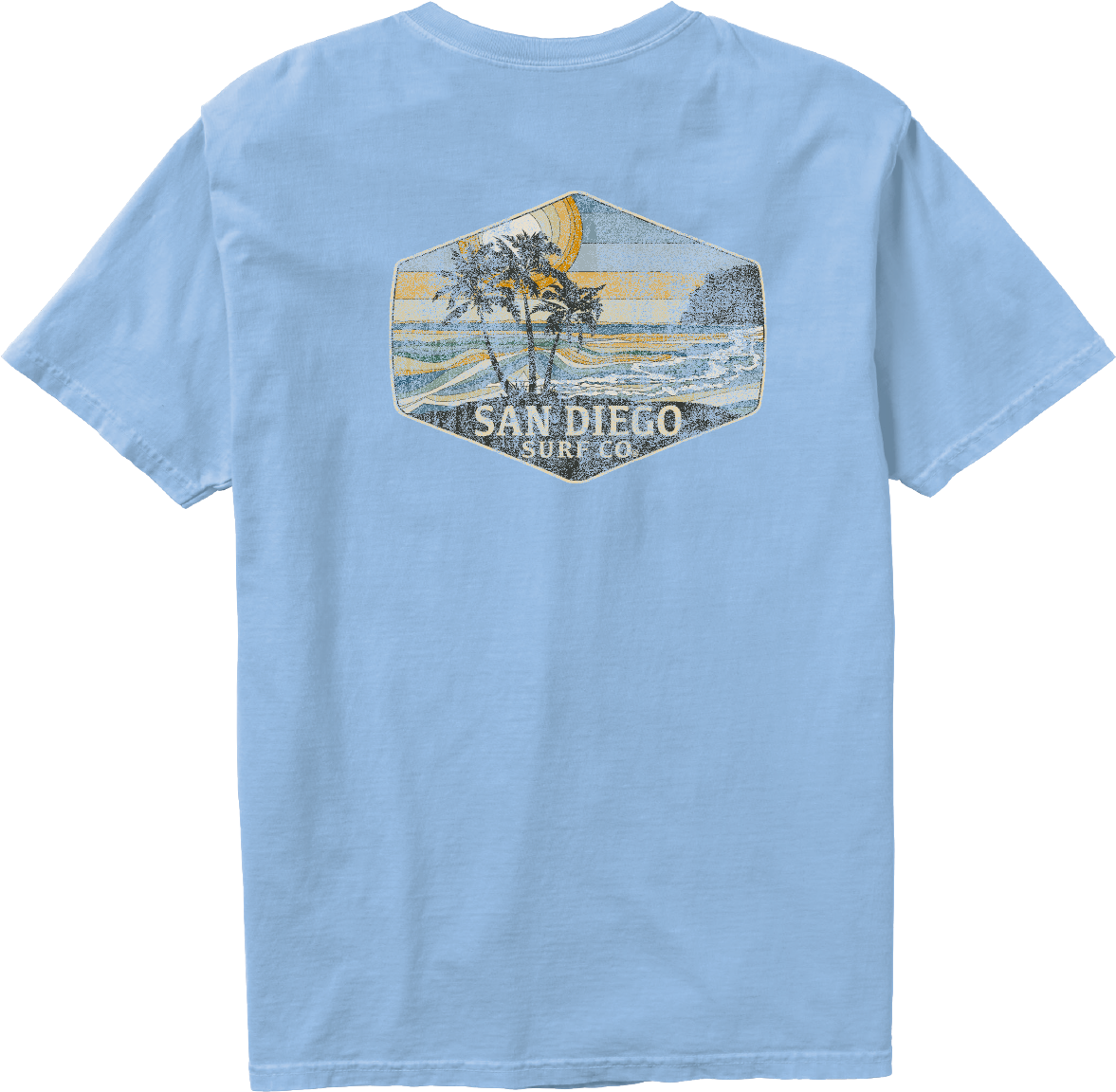 Pushed Back San Diego Surf Co. T-shirt