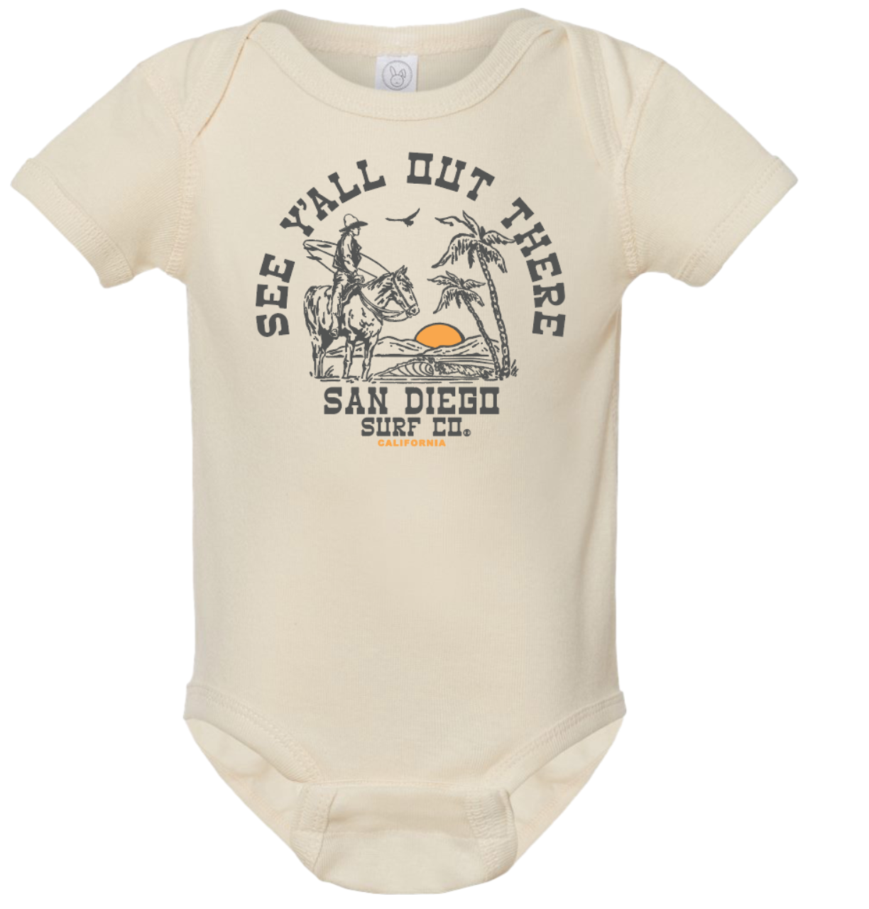 Y'all Onesie – San Diego Surf Company - Main Image