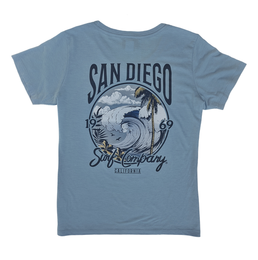 Force Of Nature San Diego Surf Co. Women's Tee
