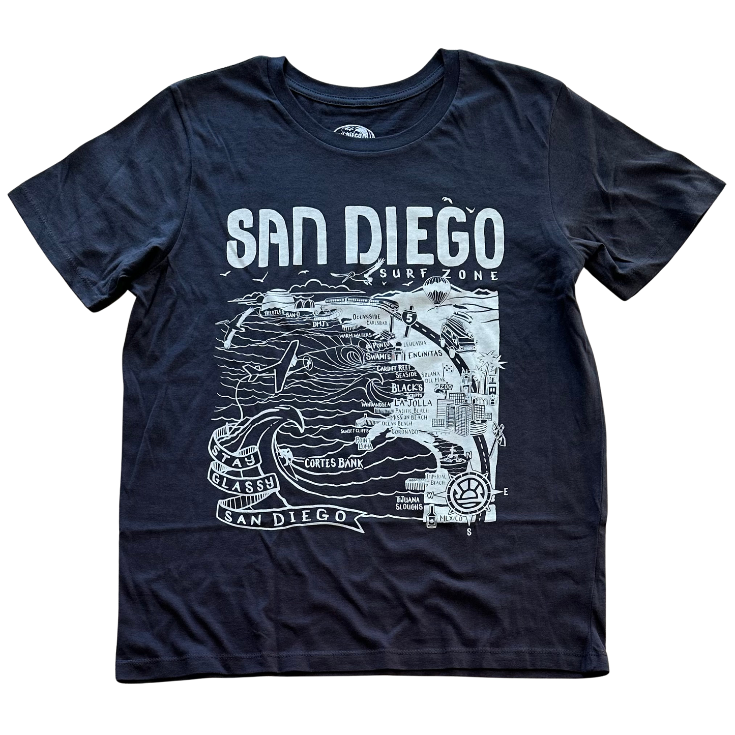 San Diego Map Women's Tee