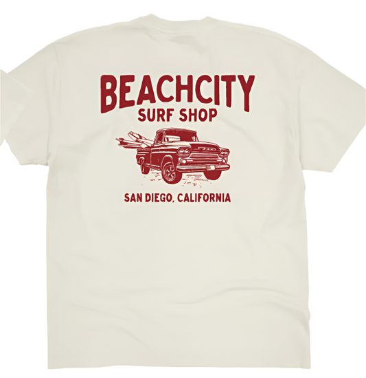 About The Ride Truck Beachcity San Diego Men's Tee