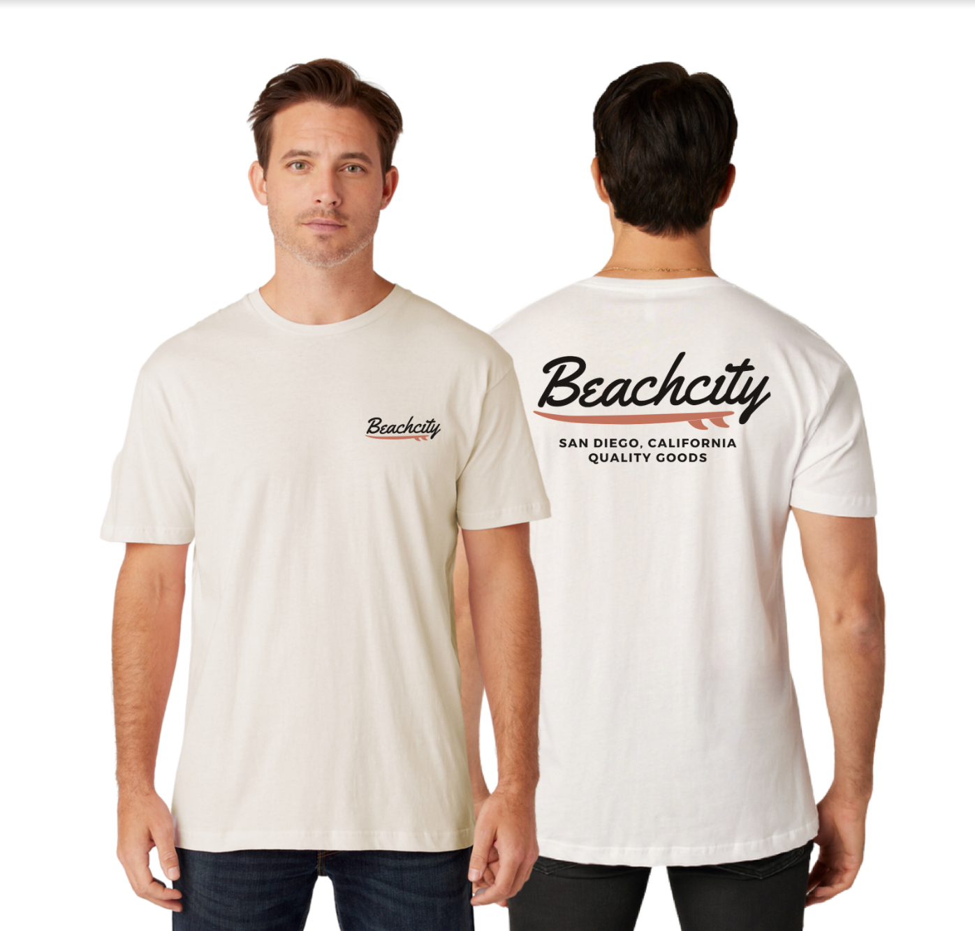 Board Rider Beachcity San Diego Mens Tee