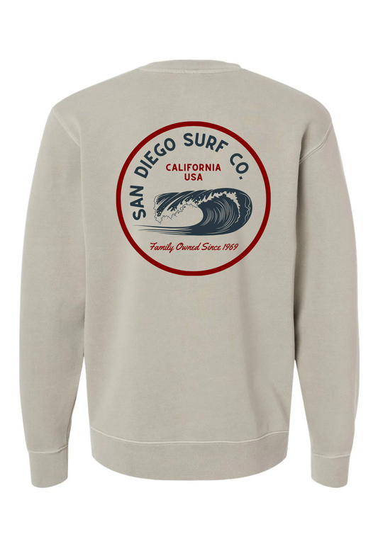 San Elijo San Diego Surf Co. Crew Sweatshirt