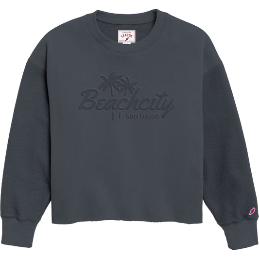 Emblem Puff Beachcity San Diego Reverse Fleece Crew