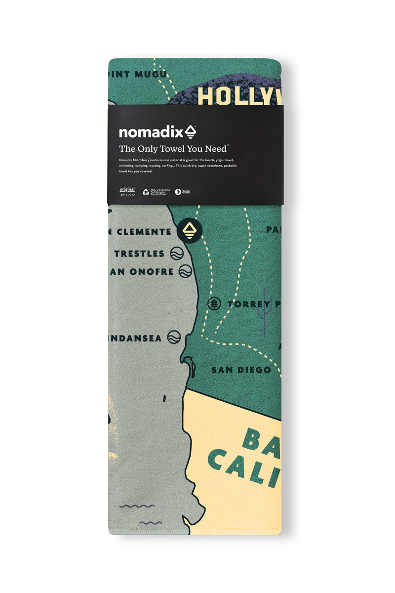 Nomadix Original Towel , CALIFORNIA MAP 2