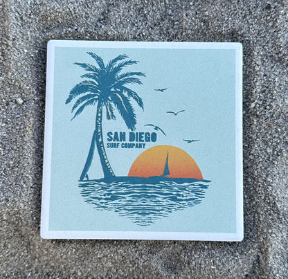 San Diego Surf Co. Coaster