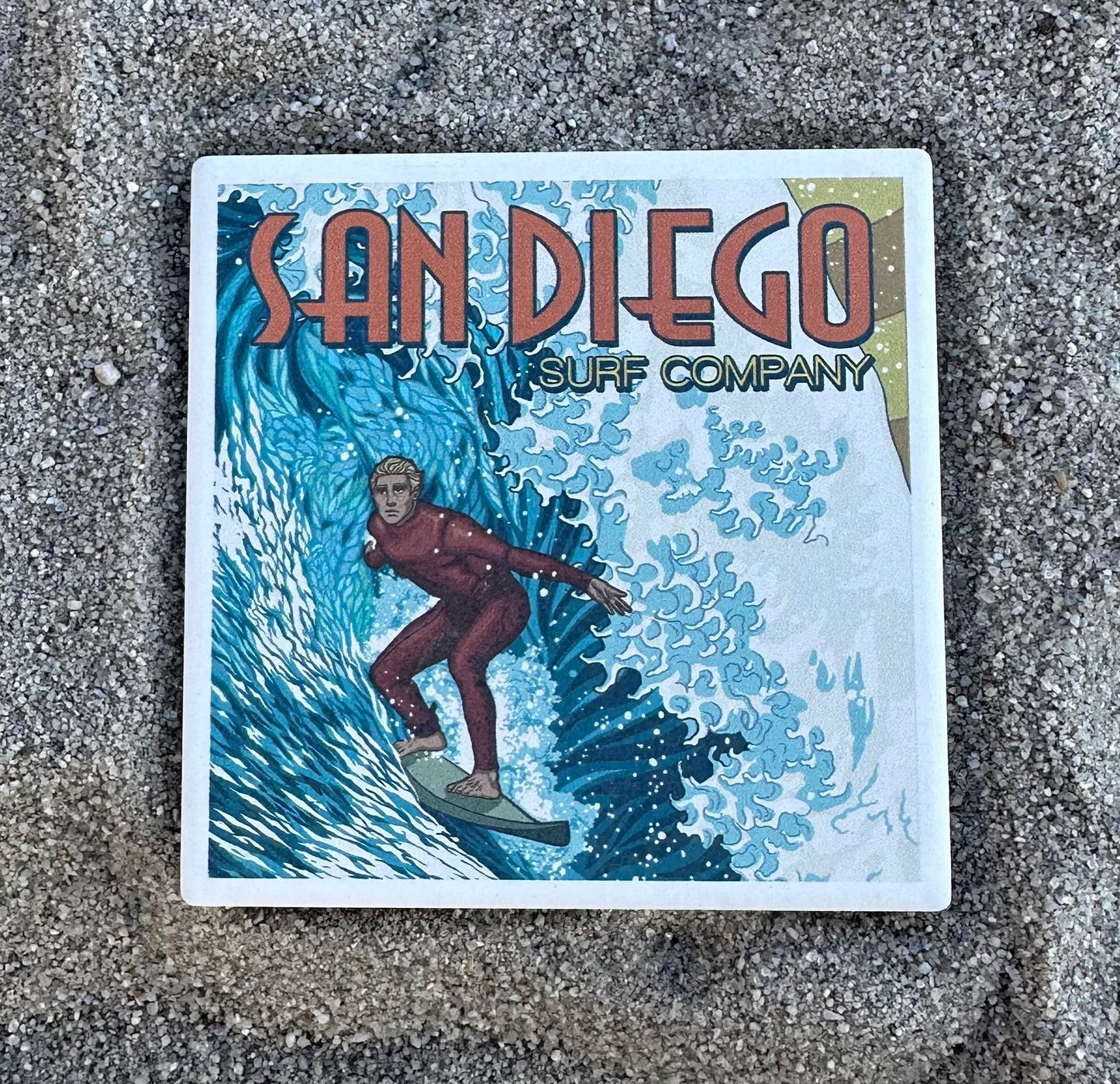 San Diego Surf Co. Coaster