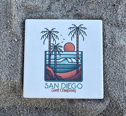 San Diego Surf Co. Coaster