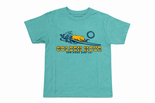 Golden Hour Surf Youth T-shirt