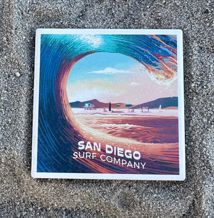 San Diego Surf Co. Coaster