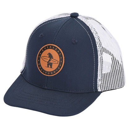 Mini Marlin Trucker Hat - BLUE AND WHITE - O/S