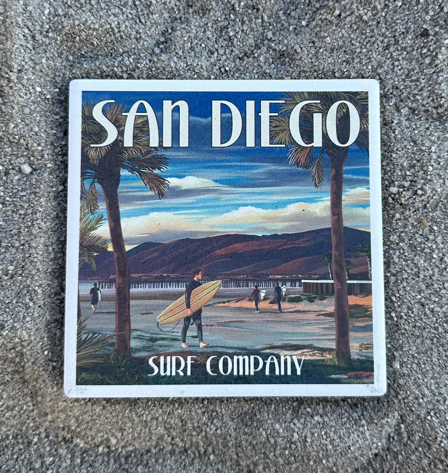 San Diego Surf Co. Coaster