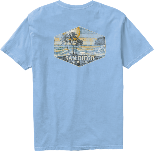 Pushed Back San Diego Surf Co. T-shirt