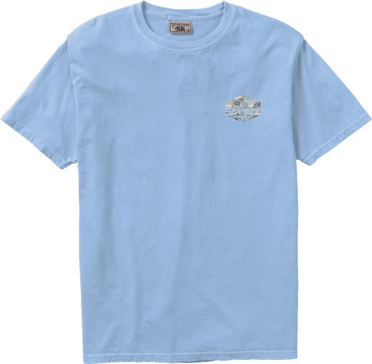 Pushed Back San Diego Surf Co. T-shirt