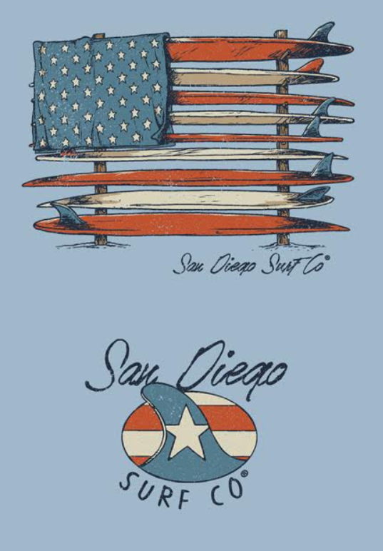 American Surf Boards T-shirt