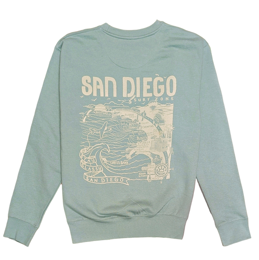 San Diego Map Crew with Palm Tree Surf Co. Logo
