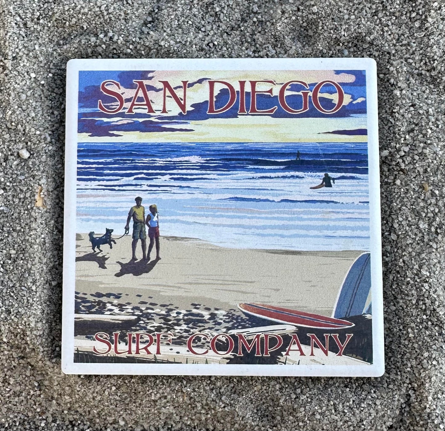 San Diego Surf Co. Coaster