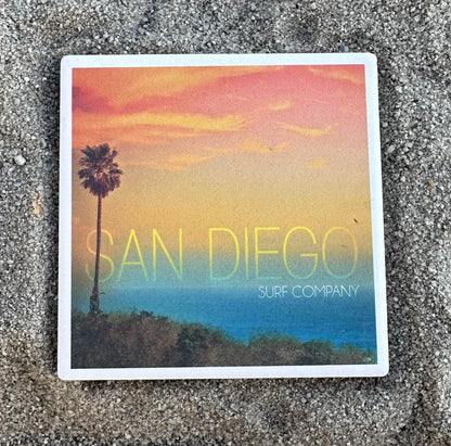 San Diego Surf Co. Coaster