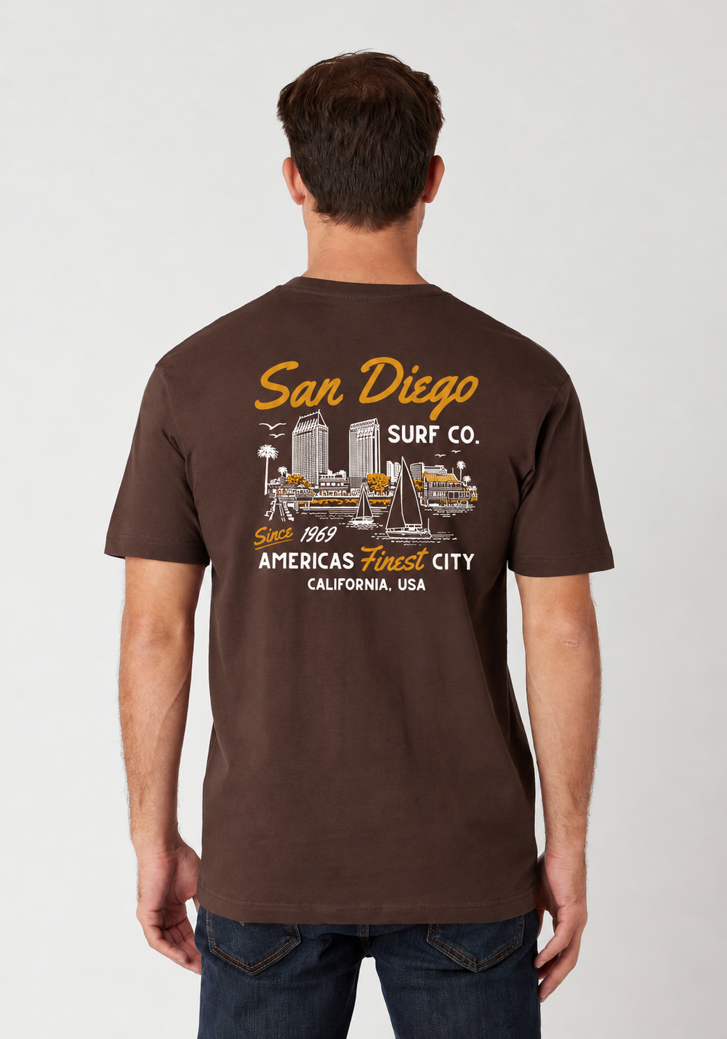 America's Finest City SD Surf Co. Tee
