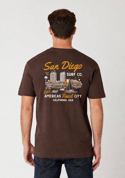 America's Finest City SD Surf Co. Tee