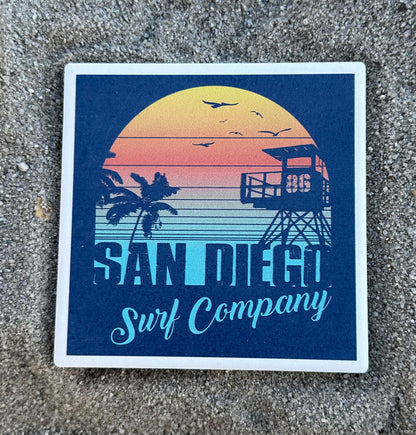 San Diego Surf Co. Coaster