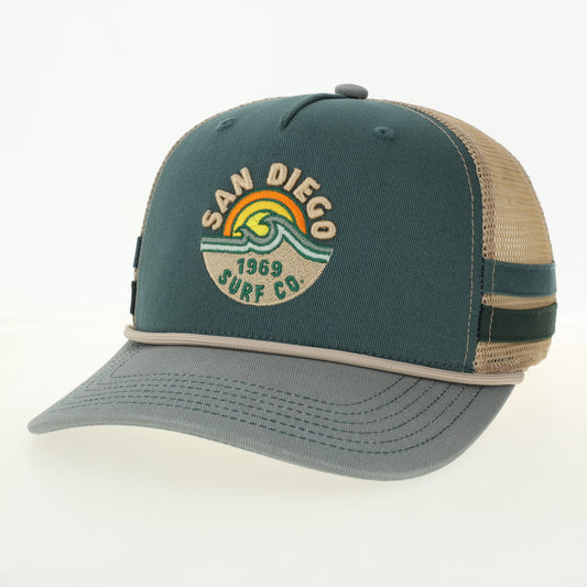 Old School Orb 2bar Trucker