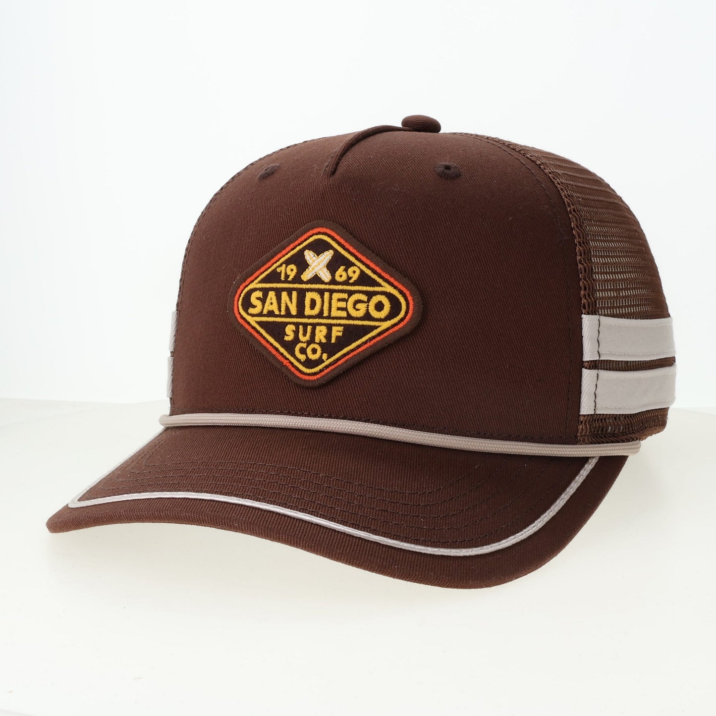Dashboard Striped Trucker Hat