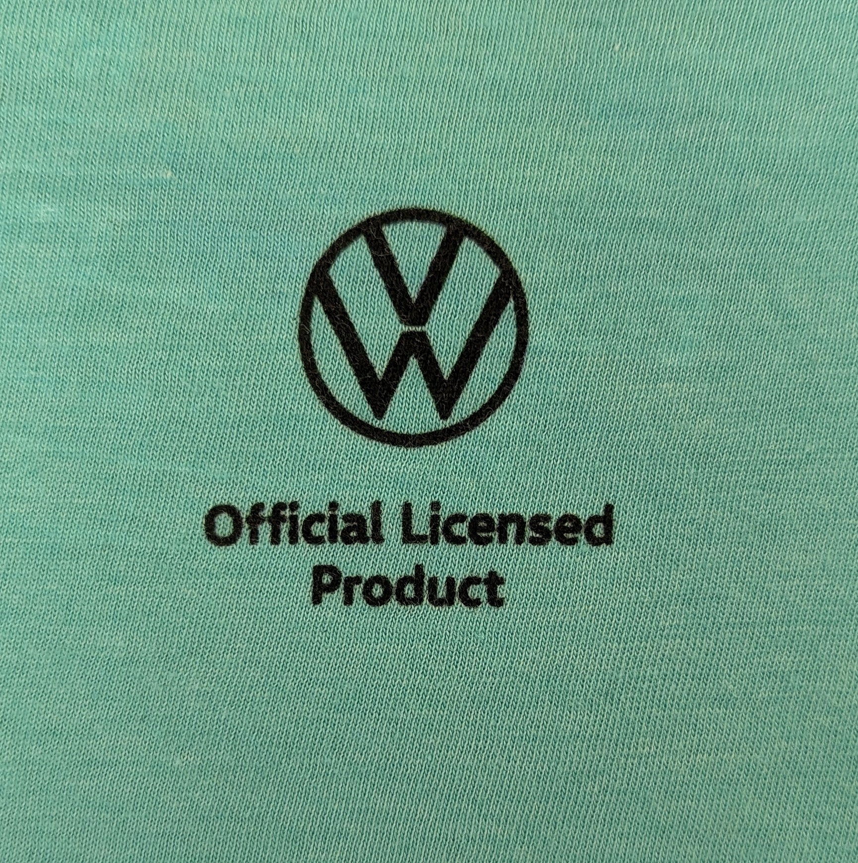 Volkswagen Beetle Surfboard T-Shirt – Officially Licensed – Men's Celadon Green