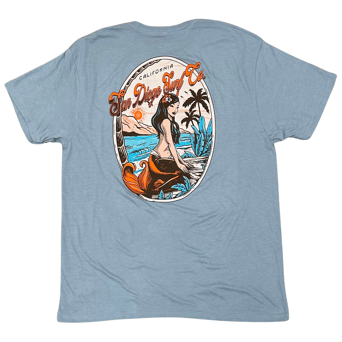 Vintage Mermaid San Diego Surf Co. Tee – San Diego Surf Company