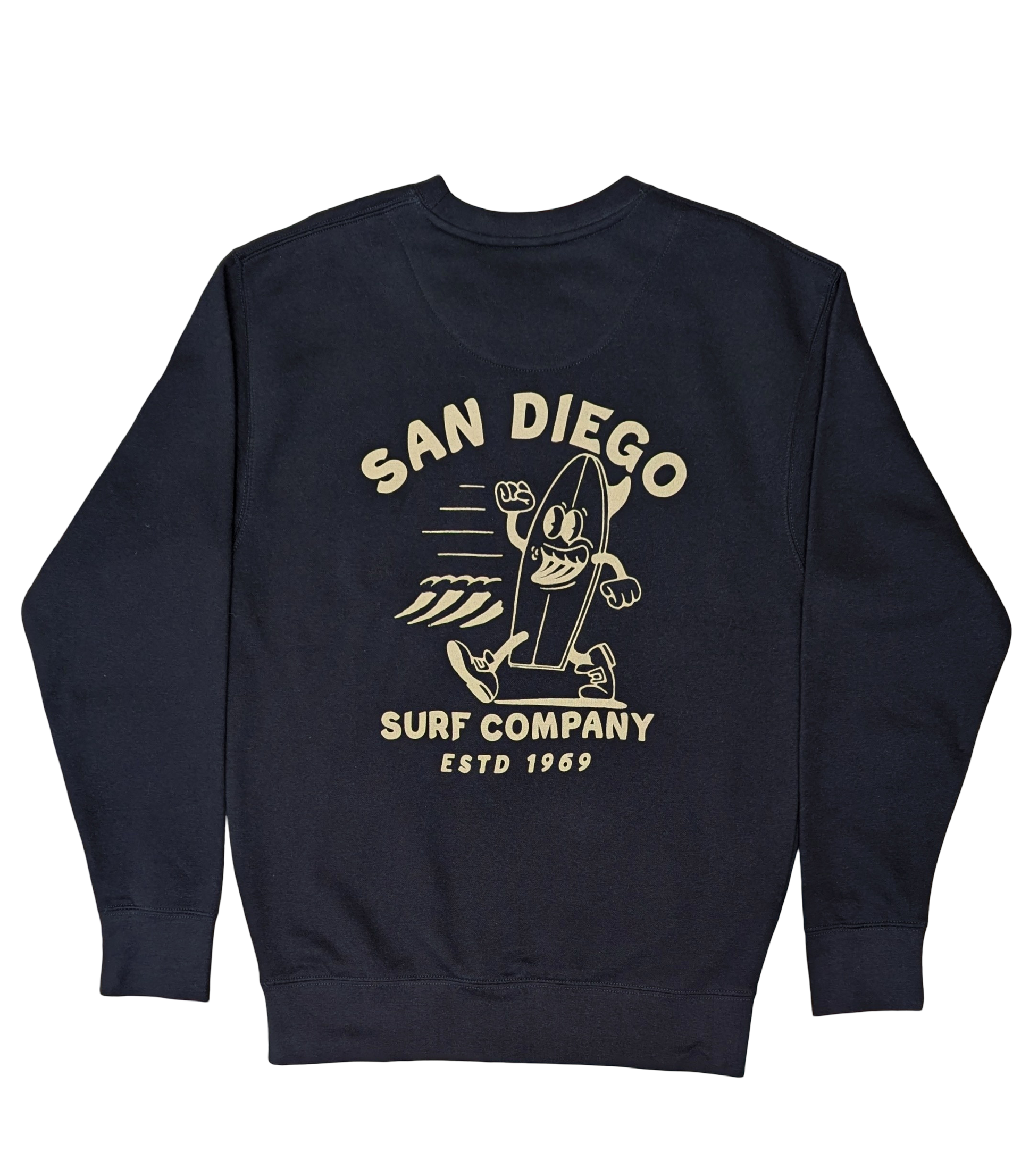 新品　BRIEFING MS WARM LOGO LINE CREWNECK L Board Runner San Diego Surf Co. Crew Sweatshirt – San Diego Surf