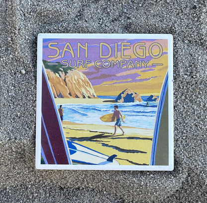 San Diego Surf Co. Coaster