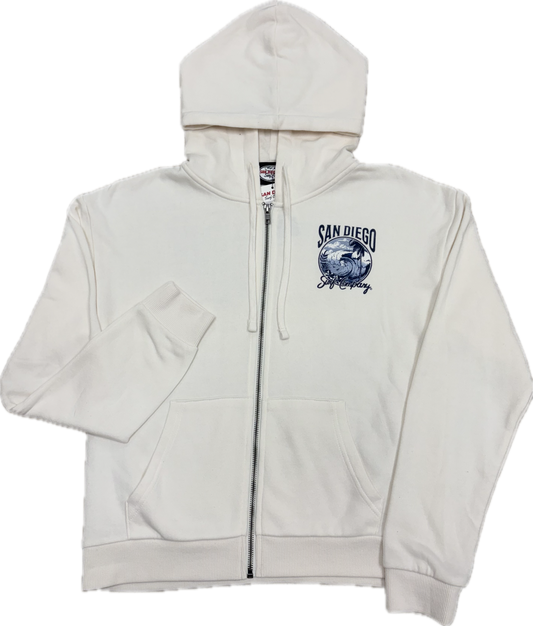 San Elijo San Diego Surf Co. Women's Zip Hoodie