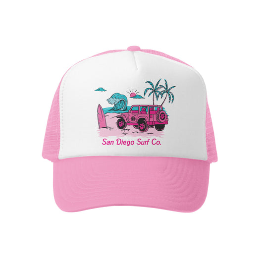 Barbie Beach SDSC Kids Trucker