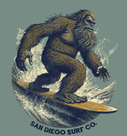 Beasty Big Foot Surf T-shirt